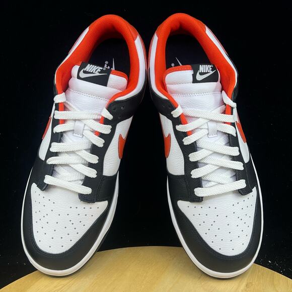 Nike By You Dunk Low White Orange Black FV9524-900 Men's Size 11.5 Shoes - Picture 8 of 10